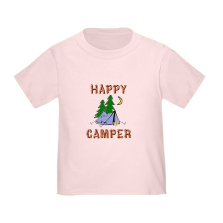 

CafePress - Happy Camper Toddler T Shirt - Cute Toddler T-Shirt 100% Cotton