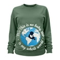 thumbnail image 3 of Riecok Graphic Maternity Sweatshirt Crewneck Pullover Funny Printed Long Sleeve Tops Loose Pregnant Outwear, 3 of 6