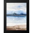 thumbnail image 2 of Gold, Lora 14x18 Black Modern Framed Museum Art Print Titled - Flow 2, 2 of 5