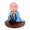 Blue, variant on Fanoery Car Shaking Head Toy Sun Powered Little Monk Figurine Car Interior Ornament