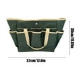 thumbnail image 3 of YATLTE Tool Bag Garden Tote Large Organizer Bag, Carrier Gardening Storage Tote with Interior Exterior Side Pockets Handles Strap, Organizer Bag Carrier Gardening Storage Tote, 3 of 6
