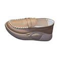 thumbnail image 3 of Chaussures Décontractées pour Femmes Confortables à Enfiler Plateforme Douce pour Marche Intérieure Extérieure Kaki 38, 3 of 8