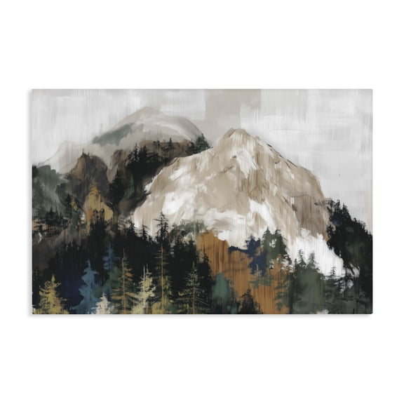 Stupell Industries Contemporary Rugged Mountain Peaks Canvas Art, 24 x 16, by Chromatic Storm Studio