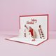 thumbnail image 5 of 3D Pop Up Tarjetas de Navidad Tarjetas de felicitación navideñas con sobre Decoración de Navidad Adorno Navidad Nuevo, 5 of 7
