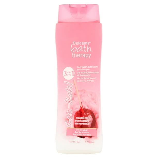 Belcam Bath Therapy Pink Sugar 3-in-1 Body Wash, Bubble ...