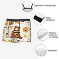 thumbnail image 6 of Fotbe Cute Bee Honey Jar Hive Bear Men’s Total Support Pouch Boxer Briefs, X-Temp Cooling, Moisture-Wicking Underwear, Regular, Long-leg and Trunk-, 6 of 9