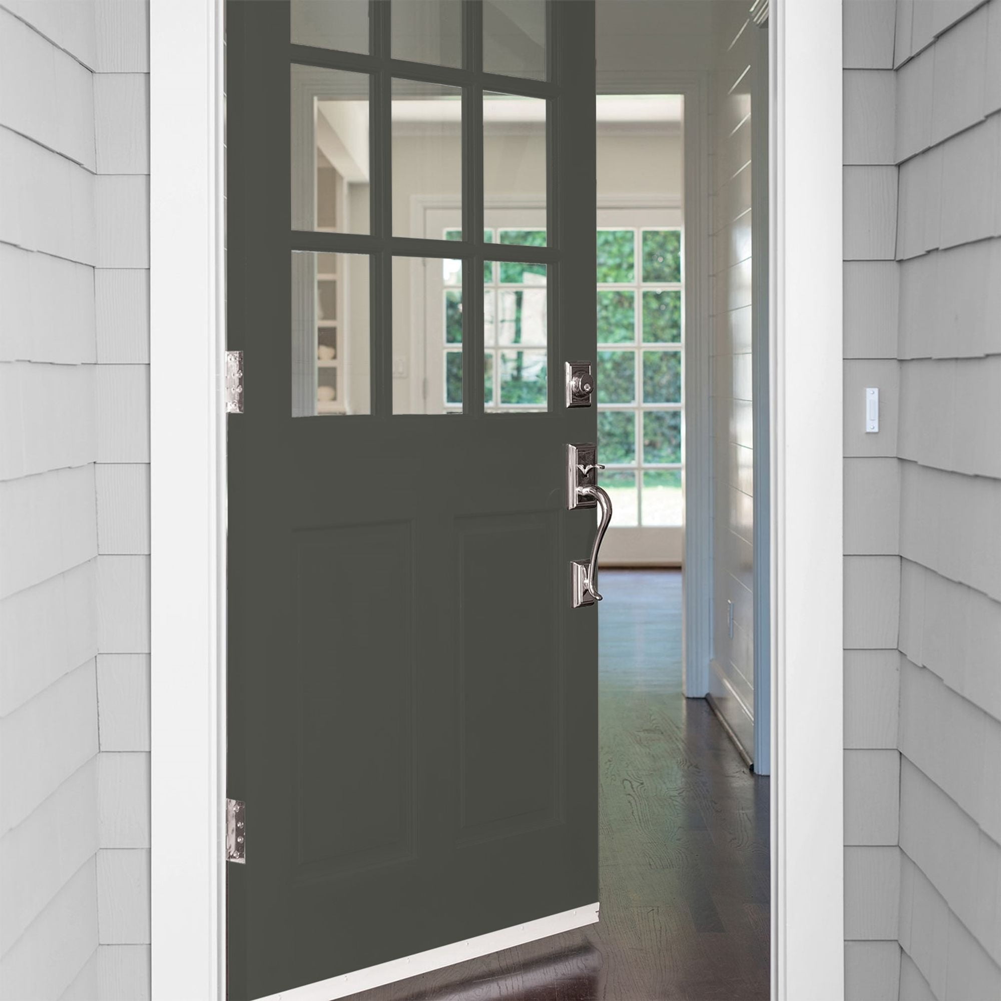 Glidden High Endurance Plus Licorice Semi Gloss Exterior Paint and Primer, 1 Quart