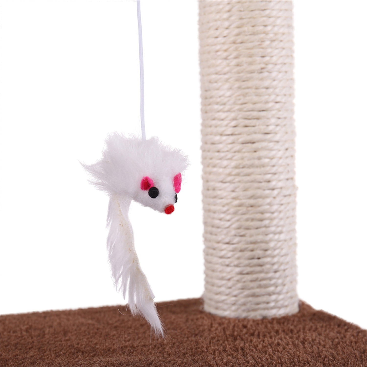 Pefilos 56" Cat Tree Tower for Indoor Cats with Ladder, Scratching Posts Cat Condo for Multiple Cats Jump Platform Cat Furniture Activity Center, Beige Pefilos 56" Cat Tree Tower for Indoor Cats with Ladder, Scratching Posts Cat Condo for Multiple Cats Jump Platform Cat Furniture Activity Center, Beige