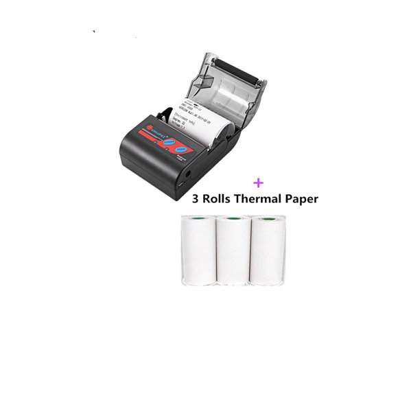 Handheld Bluetooth Thermal Receipt Printer Mobile Mini 58mm Portable Printer USB Tickets Printers ,Excellent Scanning Performance