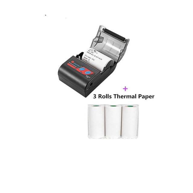 Handheld Bluetooth Thermal Receipt Printer Mobile Mini 58mm Portable Printer USB Tickets Printers ,Excellent Scanning Performance