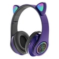 thumbnail image 2 of es Bluetooth con oreja de gato es sobre oreja es Púrpura, 2 of 5