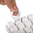 thumbnail image 5 of Uxcell Keycap Puller Switch Remover DIY Tool Fixing Keyboard Plastic for Mechanical Keyboard, White 5 Pack, 5 of 6