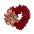 thumbnail image 5 of HOMYL Heart Shaped Wreath for Front Door Sign Romantic Party Valentines Day Wreath Type A, 5 of 8
