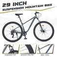 thumbnail image 6 of 29 Inch Supension Mountain bike for Men Women,8 Speed(Grey), 6 of 6