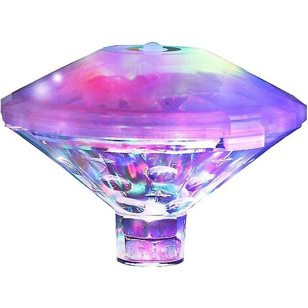 Lámpara de baño LED para piscinas flotantes Lámpara para baño Disco Damm Piscina Granero Baño, 7 lgen olika frger Batteridriven