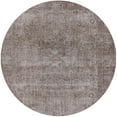 thumbnail image 1 of Ahgly Company Machine Washable Indoor Round Industrial Modern Puce Purple Area Rugs, 7' Round, 1 of 7