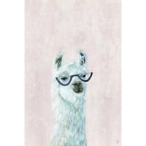 Marmont Hill Posh Llama II Canvas Wall Art