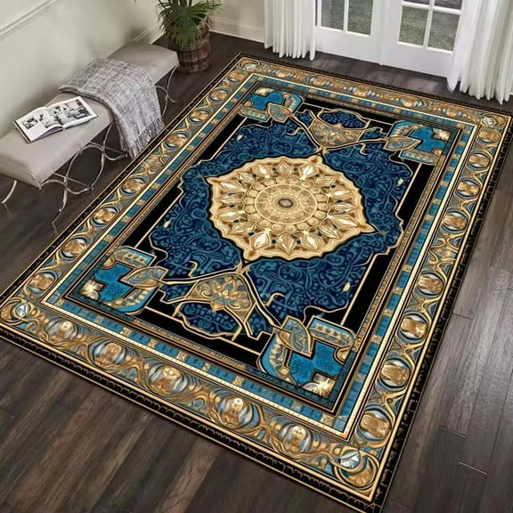 Classical Carpet for Living Rooms Luxury Home Decoration Bedroom Carpets for Bedroom Large Area Rug Cloakroom Decor Soft Mats