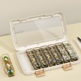 thumbnail image 3 of YAOMOBB Pill Container Transparent Weekly Organizer Box Large Capacity Sealed and Date proof, 3 of 7
