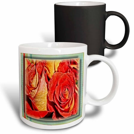 

3dRose Hybrid Roses Magic Transforming Mug 11oz
