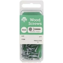 Hillman Wood Screws No. 8 X 1 " Phillips Flat Head