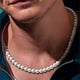 thumbnail image 2 of Pearl Necklace for Men, White Pearl Necklace for Women, Round Pearl Choker Necklace, Pearl Jewelry, 2 of 5