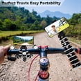 thumbnail image 4 of Trípode universal para teléfono inteligente: Gorillapod con soporte para teléfono, mini trípode flexible portátil, trípode para cámara para iPhone y dispositivo Android, pesa solo 165 g, puede contener 1,2 kg JM, 4 of 5