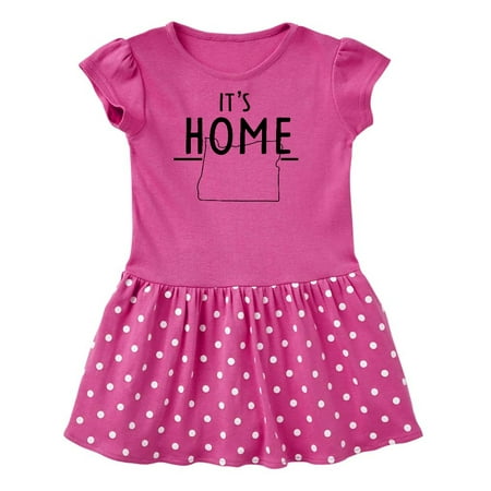 

Inktastic It s Home- State of Oregon outline Gift Toddler Girl Dress