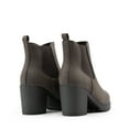 thumbnail image 4 of BURUDANI Women Fall Chunky-Heel Chelsea Ankle Booties Slip-On Elastic High-Heeled Boots, 4 of 6