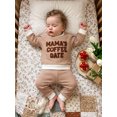 thumbnail image 6 of Lairauiy Toddler Baby Boys Fall Outfit 6 12 18 24 Months 2T 3T Long Sleeve Striped Sweatshirt with Pants Clothes Set, 6 of 9
