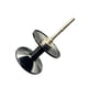 thumbnail image 4 of Carrete de pesca profundo, ligero, para reinstalar en casa, de aluminio, con rodamientos de bolas Negro, 4 of 8