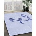 thumbnail image 2 of Ahgly Company Indoor Rectangle Patterned Lavender Blue Area Rugs, 2' x 4', 2 of 6