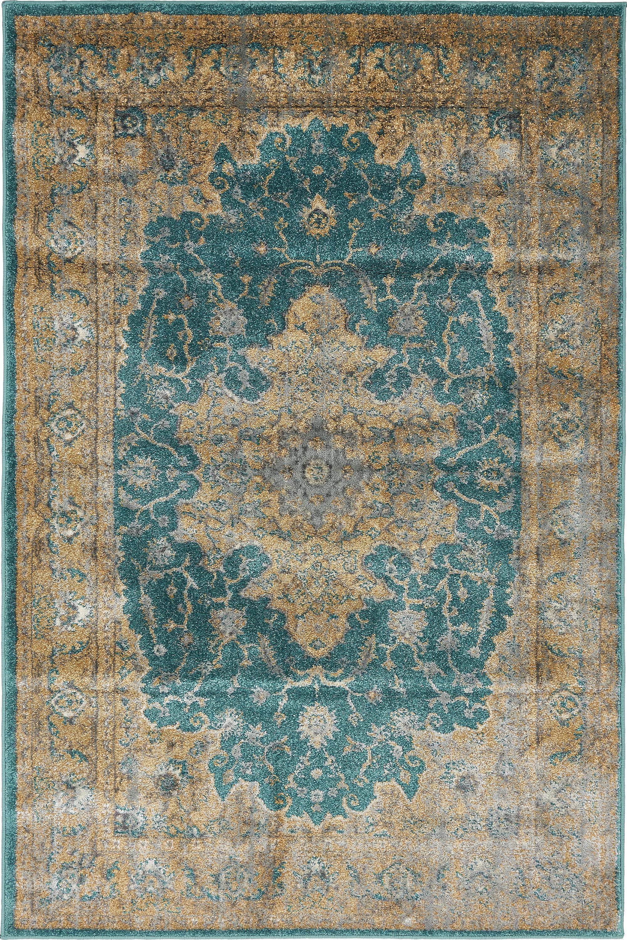 Unique Loom Amal Aurora Vintage Geometric Area Rug or Runner