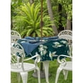 thumbnail image 3 of Outdoor Tablecloth with Umbrella Hole for Patio/Picnic/Party/Camping, Green Summer Botanical Waterproof Table Cloth Round Cover Washable, Spring Floral Birds Farmhouse (Dia 54"), 3 of 8