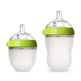 thumbnail image 2 of Comotomo Natural Feel Bundle - 2 Items: 8 Ounce Baby Bottle Green & 5 Ounce Baby Bottle Green by Com, 2 of 2