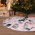 thumbnail image 6 of Sikiie Cat 30-48 inches {designName} Print Christmas Tree Skirt Snowman Xmas Tree Skirt with Edge Christmas Decorations for Holiday Party36", 6 of 7
