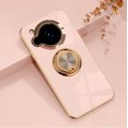 thumbnail image 1 of Funda para teléfono móvil R9 para R7/R8Pro, cubierta protectora con revestimiento de color sólido, soporte de anillo con absorción magnética para automóvil, 1 of 4