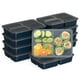 thumbnail image 1 of Recipientes para preparación de comidas Bentgo Prep, 20 unidades, sin BPA, color azul marino, 1 of 7