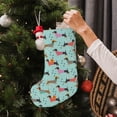 thumbnail image 5 of Lsque Christmas Dachshund Pattern 18 Inch Christmas Stockings, Festive Holiday Stocking for Christmas Decorations Holiday Decor, 5 of 7