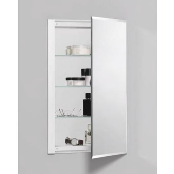 Robern Rc1626d4fb1 R3 16in X 26in 4in Beveled Single Door Medicine Cabinet With Reversible Hinge