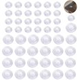 thumbnail image 1 of 100 Pieces Table Tray Glass Rubber Anti Slip Dash Mat Clear, Clear Glass Table Top Bumpers, Glass Table Top Spacer Pad(2 Sizes), 1 of 5