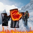 thumbnail image 3 of Winter USB Charging Heated Half-Finger Gloves - 1800mAh Wireless Double-Sided Heating, 3-Speed Temp Outdoor Skiing Cycling Hiking Office Fast Heating Windproof Warm Gloves, 3 of 5