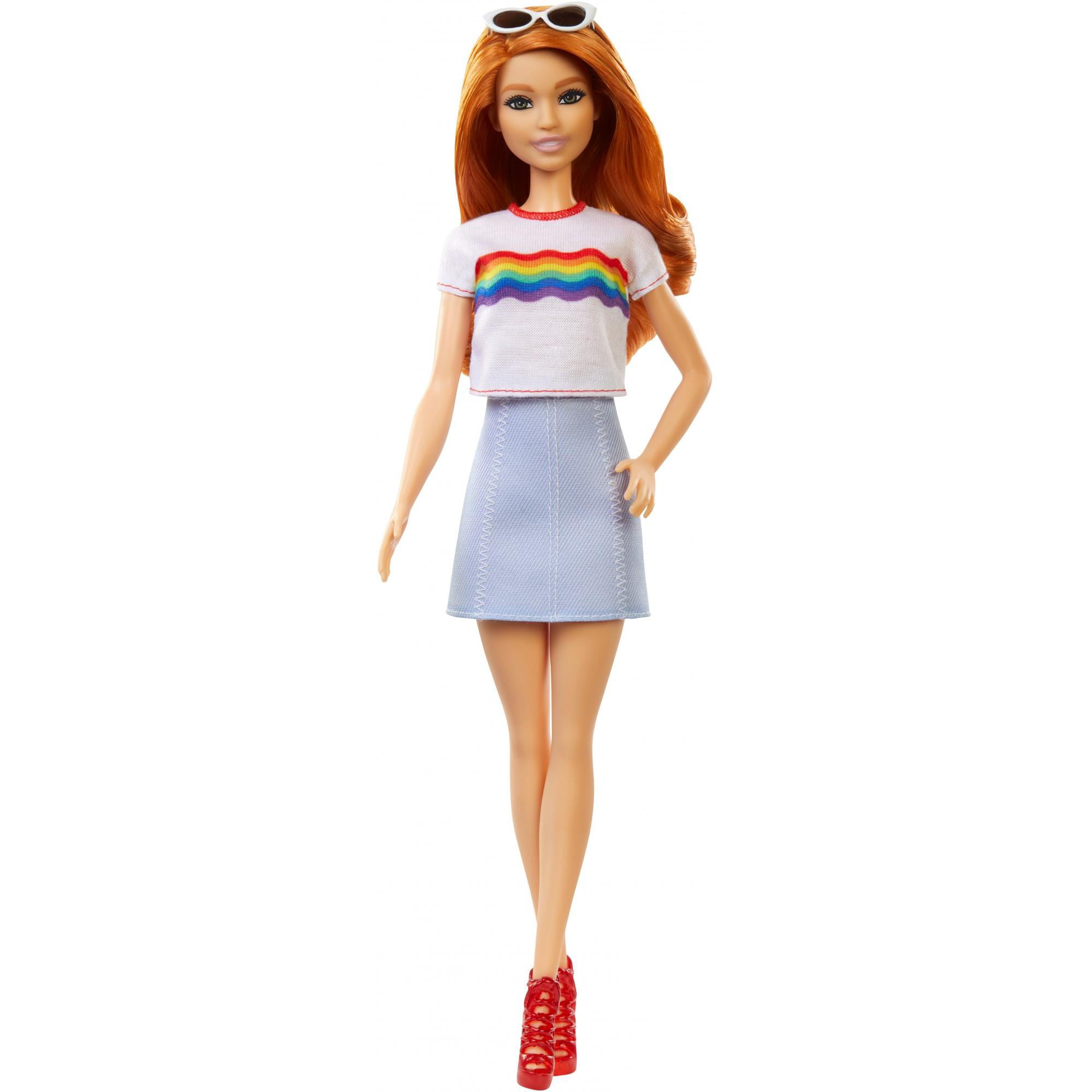 barbie with red hair