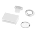 thumbnail image 4 of Conector a Prueba de Polvo para Teléfono Inteligente con Cubierta de Cámara Trasera, Protección de Botón Principal Y Soporte para Cables (quatre en un) plata CUTICAT Protector de la lente del teléfono, 4 of 8