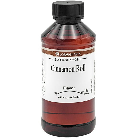 LorAnn Oils 4 oz. Cinnamon Roll Super Strength Flavor