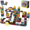 thumbnail image 1 of Set Magneverse de Magnetic Tiles Road con 2 coches para niños mayores de 3 años, 1 of 7