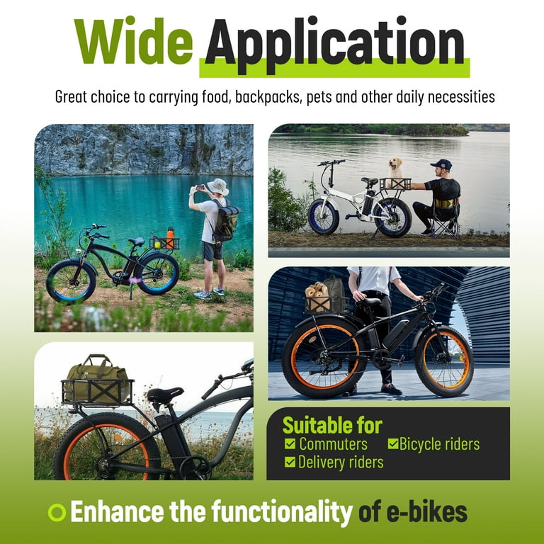 Kojem Bicycle Carrier: Electric Bike Rear Cargo Rack for Mukkpet