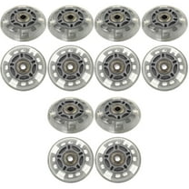 12 pcs  72mm LED Skate Wheels Inline Roller Wheels for Outdoor Replacement (Random Color)