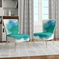 thumbnail image 2 of Designart "Sea Glass" Upholstered Traditional Accent Chair - Arm Chair, 2 of 5