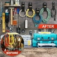 thumbnail image 3 of 6PCS Heavy Duty Storage Straps - Garage Organization Tool Organizers and Fastening Straps - Cord Wrap Keeper, Cable Straps for Cords, Hoses, Rope, RV, Boat, and Garage Storage, 3 of 7